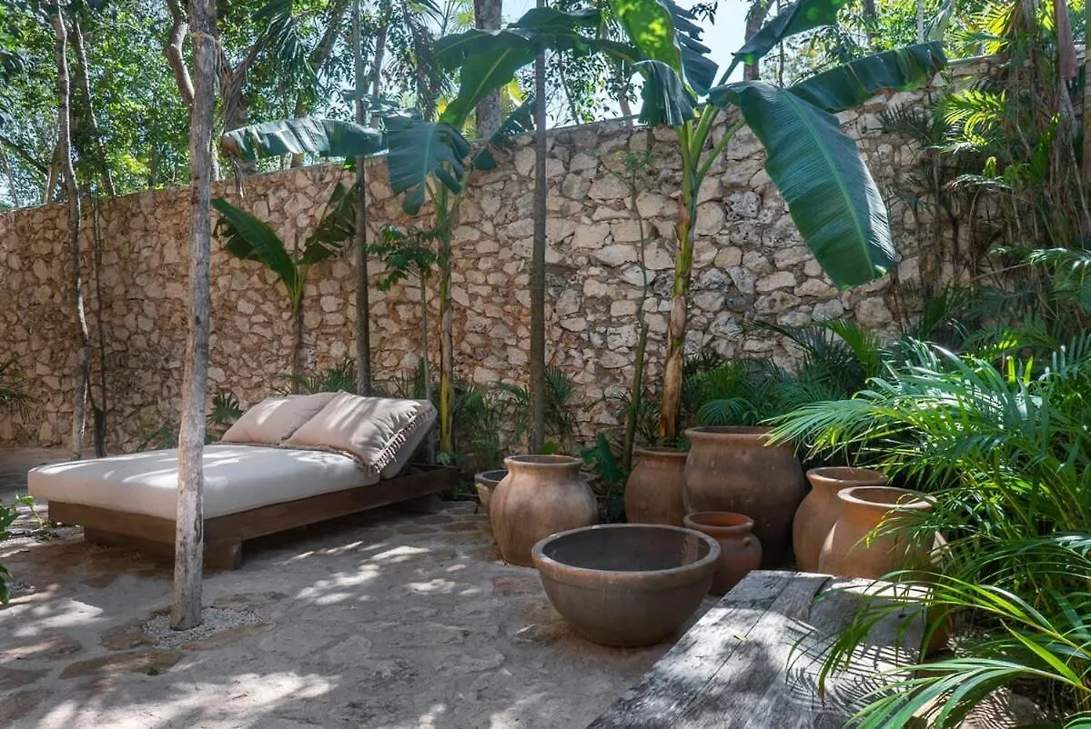 Boho Organic 3Br Villa, Gated Community, Rooftop Tulum Holiday home