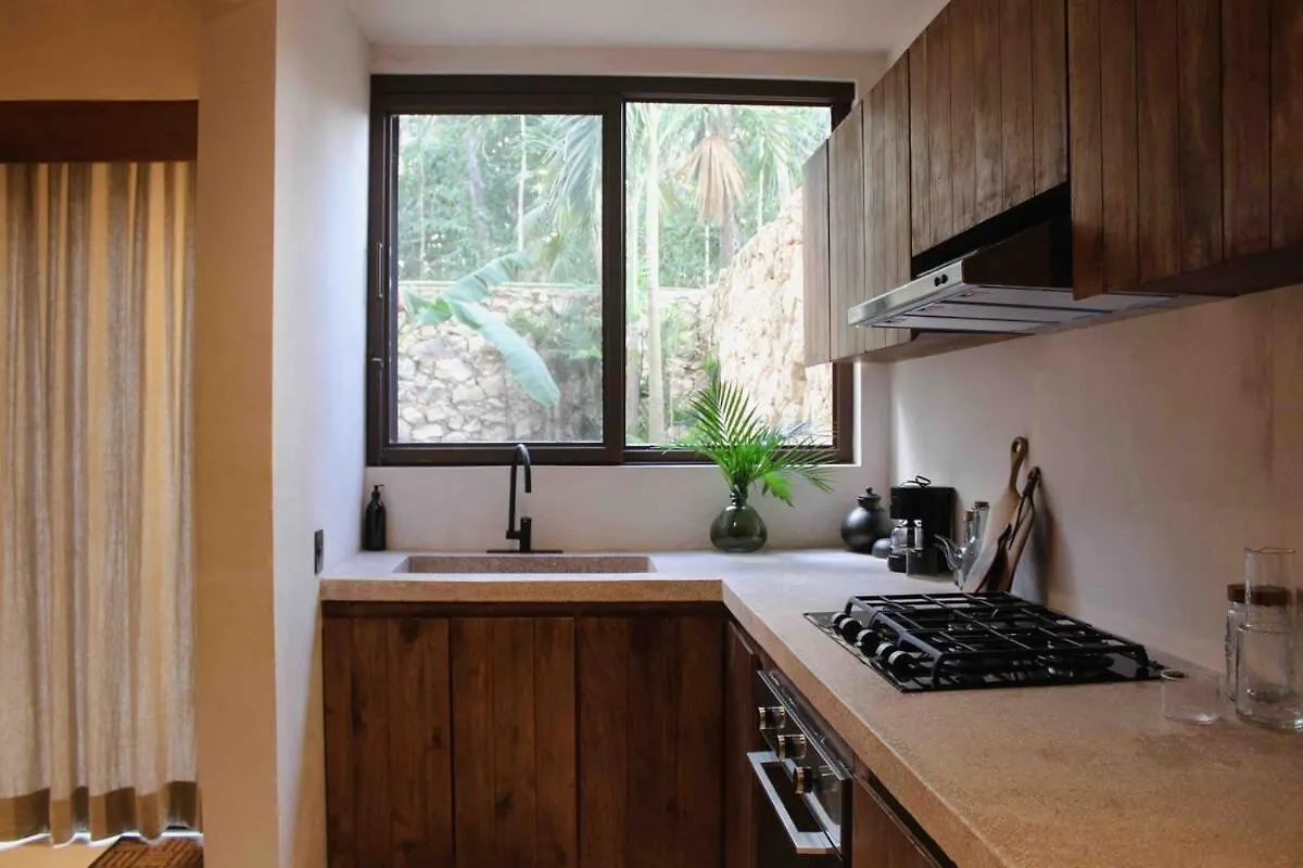 Boho Organic 3Br Villa, Gated Community, Rooftop トゥルム