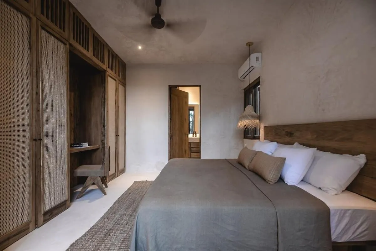 別荘 Boho Organic 3Br Villa, Gated Community, Rooftop トゥルム