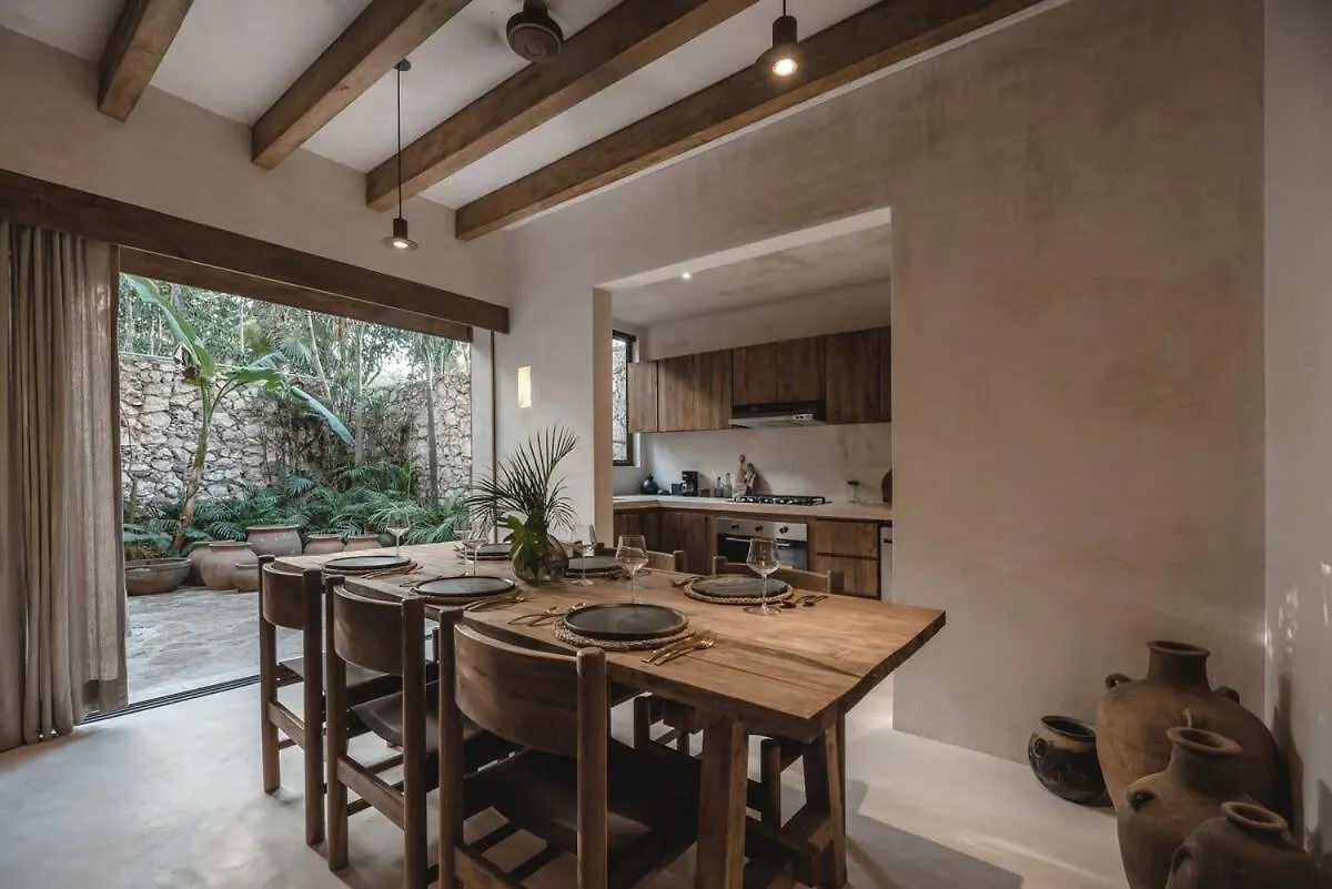 Boho Organic 3Br Villa, Gated Community, Rooftop トゥルム 0*,