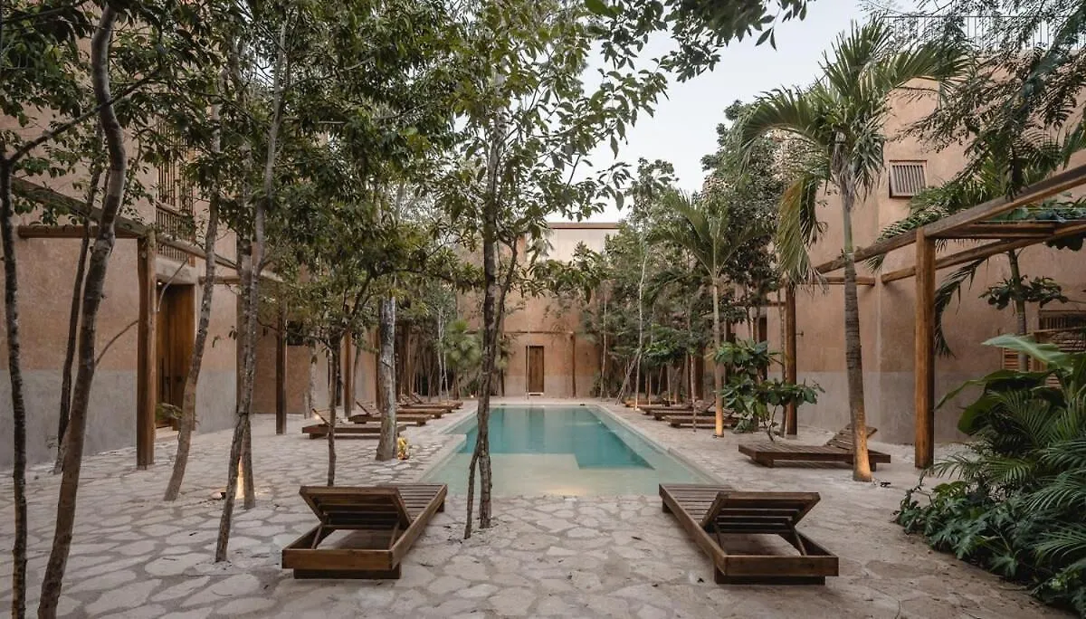 Boho Organic 3Br Villa, Gated Community, Rooftop トゥルム 別荘