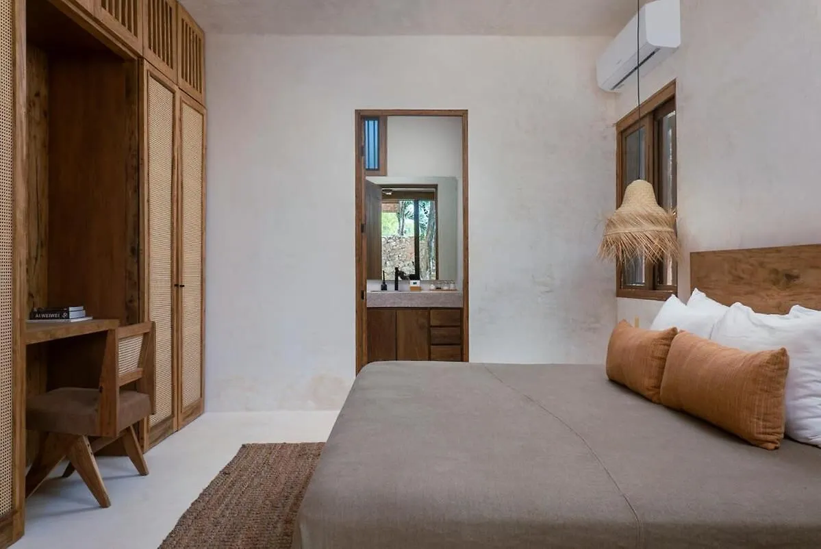 Boho Organic 3Br Villa, Gated Community, Rooftop トゥルム メキシコ