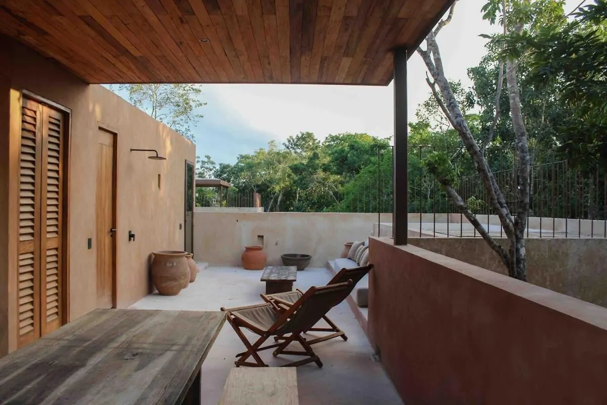 Boho Organic 3Br Villa, Gated Community, Rooftop Tulum Casa vacanze