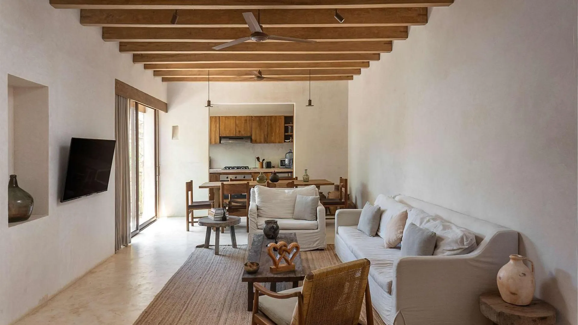 Boho Organic 3Br Villa, Gated Community, Rooftop Tulum Mexico